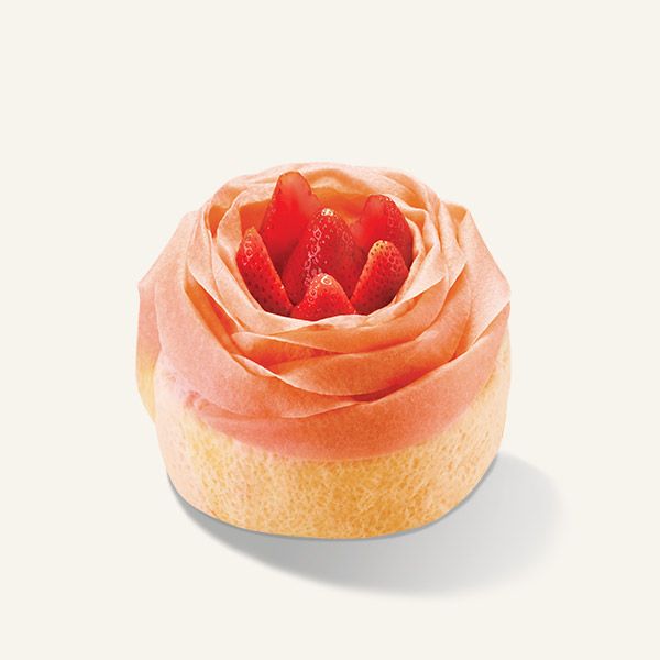 Floral Crepe Cake – Strawberry Flavour (1lb)