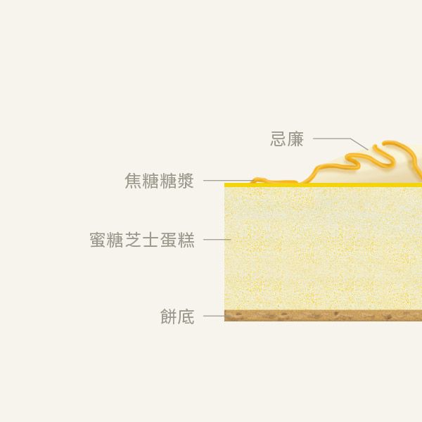 日式蜜糖芝士切餅