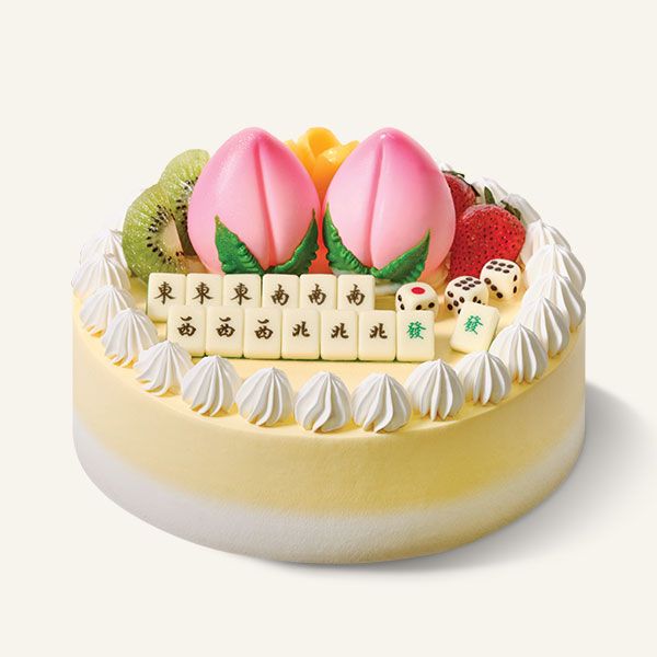 Mahjong Longevity Peach Cake (2 lbs)