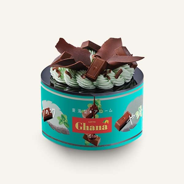 LOTTE Ghana Mint Chocolate Mousse Cake