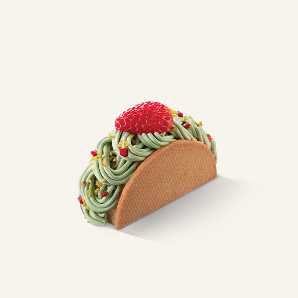 草莓開心果半月甜品