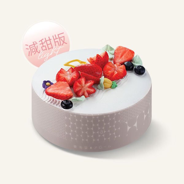 茉莉花茶忌廉蛋糕 (減甜版 2磅)