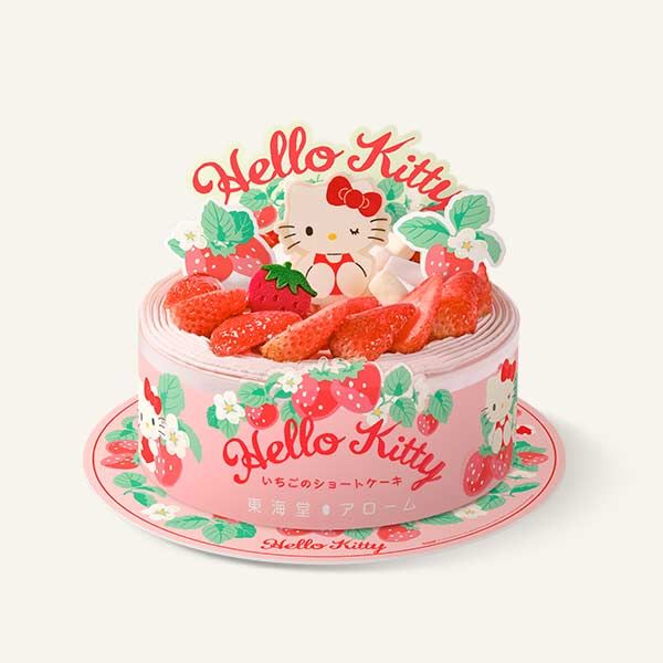 Hello Kitty草莓花語蛋糕