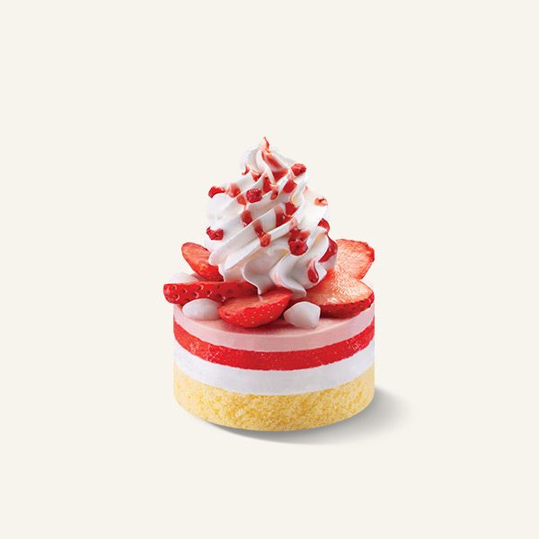 草莓麻糬芭菲甜品