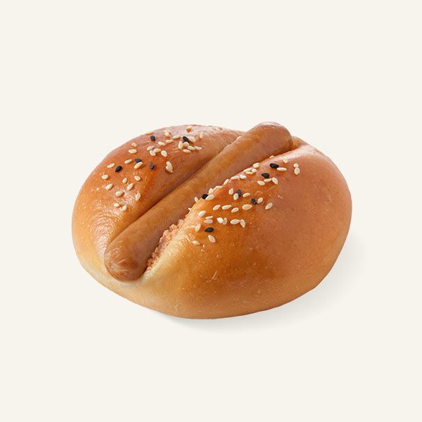 日本明太子沙律德式香腸包