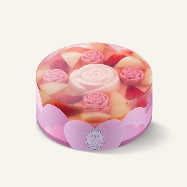 白桃果凍伯爵茶玫瑰花蛋糕