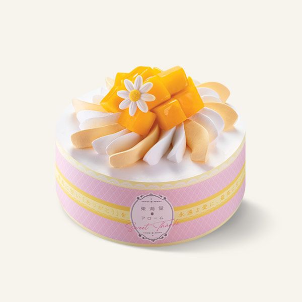 芒果茉莉茶花漾蛋糕(減甜版)